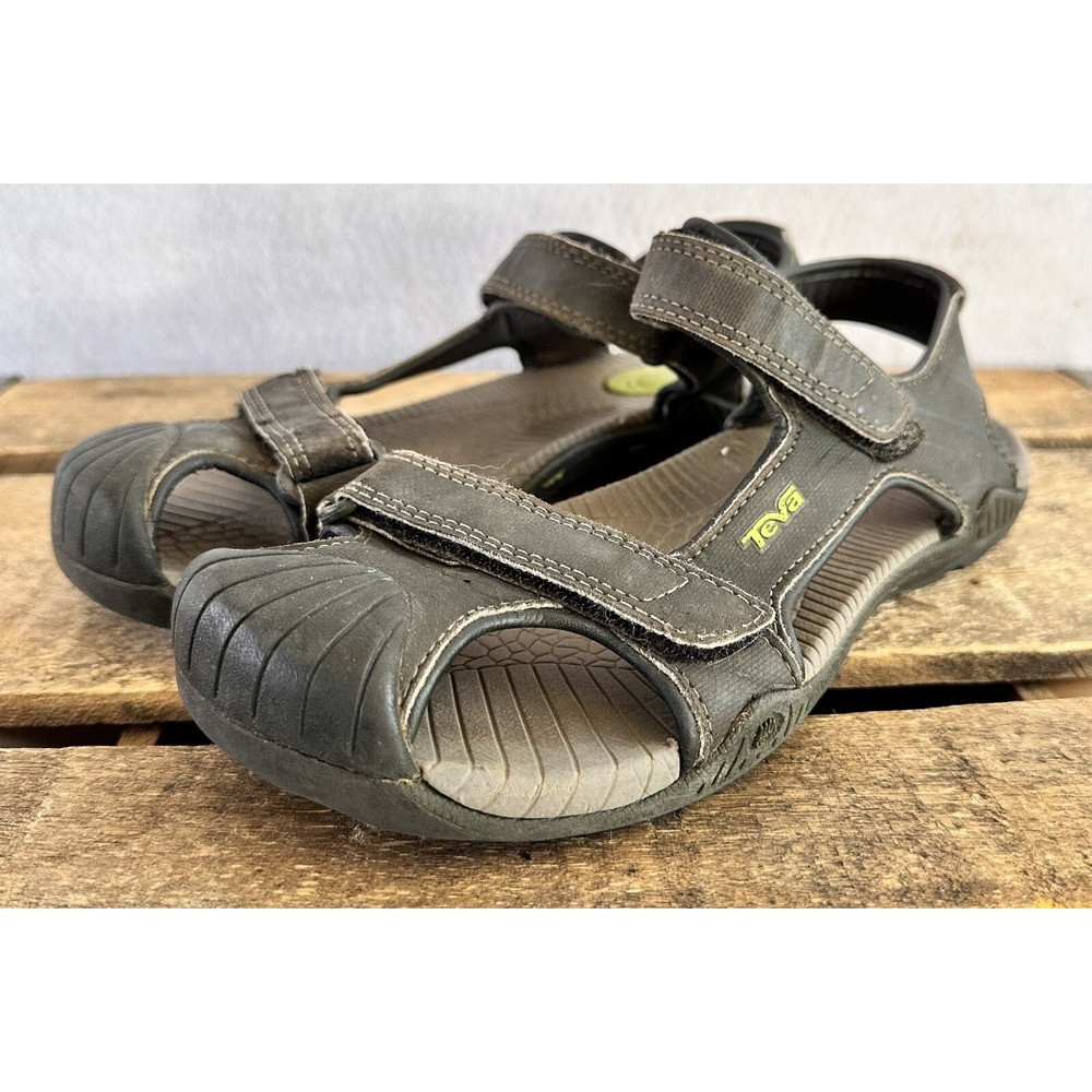 Teva Sandals Shoes Kid’s Hurricane Toe Pro Black Hiking Camping Summer Sz 3